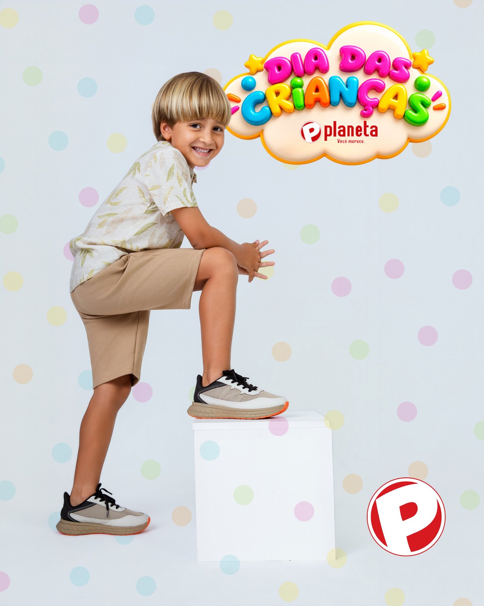 🎈 O lookinho perfeito para o seu pequeno curtir o Dia das Crianças está nas Lojas Planeta! ❤️
