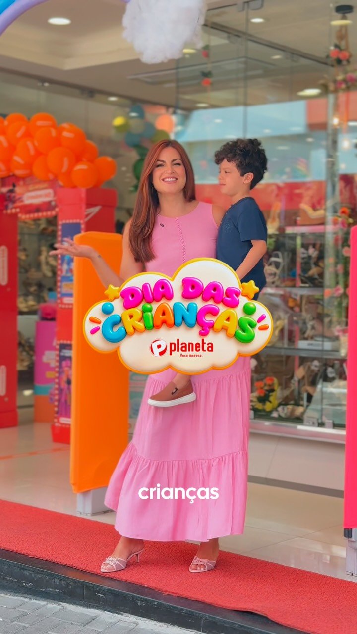 🎈 Já estamos em contagem regressiva para o Dia das Crianças! ❤️